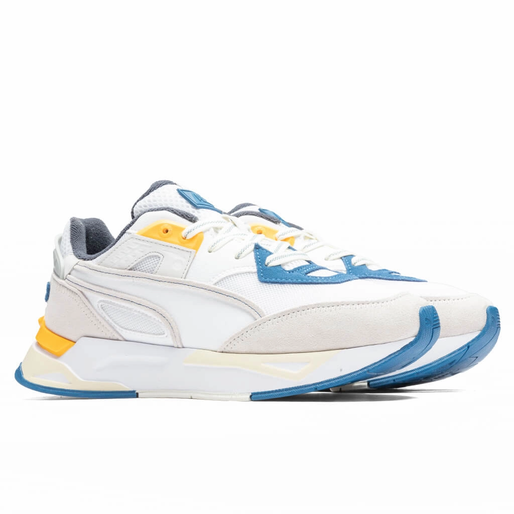 Mirage Sport Cut Out - Grey Puma Suede Street Sneakers