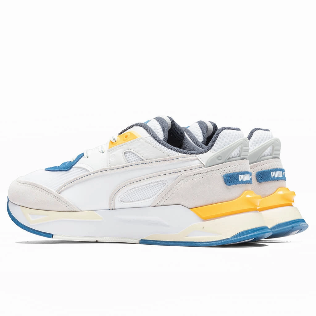 Mirage Sport Cut Out - Grey Puma Suede Street Sneakers