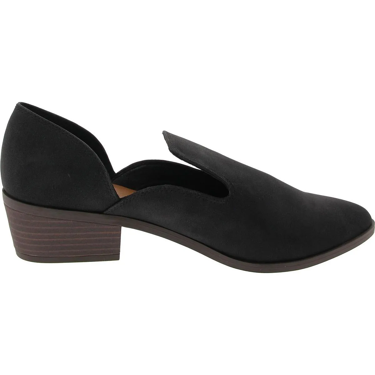 Mizina Womens Padded Insole Faux Leather Shooties
