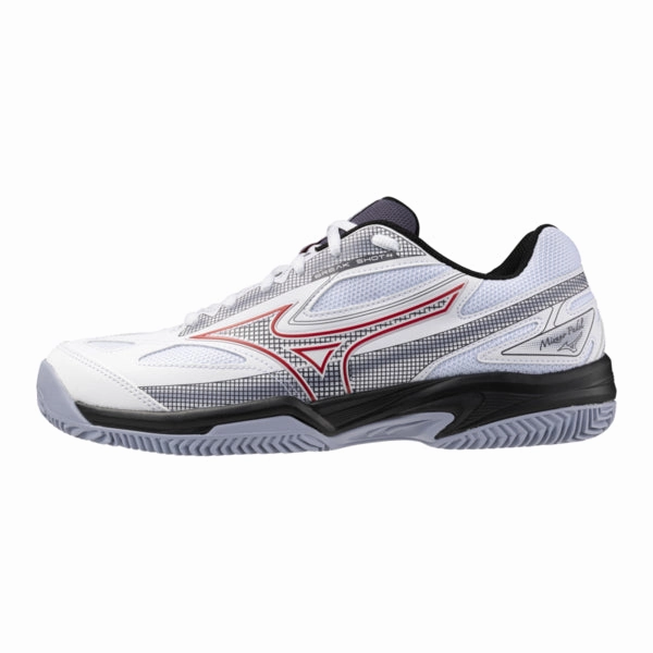 Mizuno Break Shot 4 Padel (White/Salsa/Aleutian)
