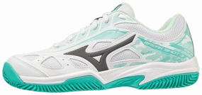 Mizuno Breakshot 3 CC (Womens, Turquise) Mizuno padel shoes