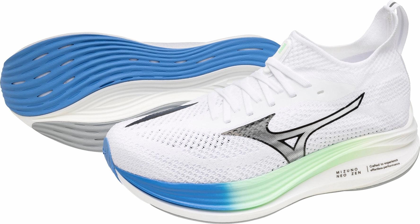 Mizuno Neo Zen Mens Running Shoes - White Performance Sneakers