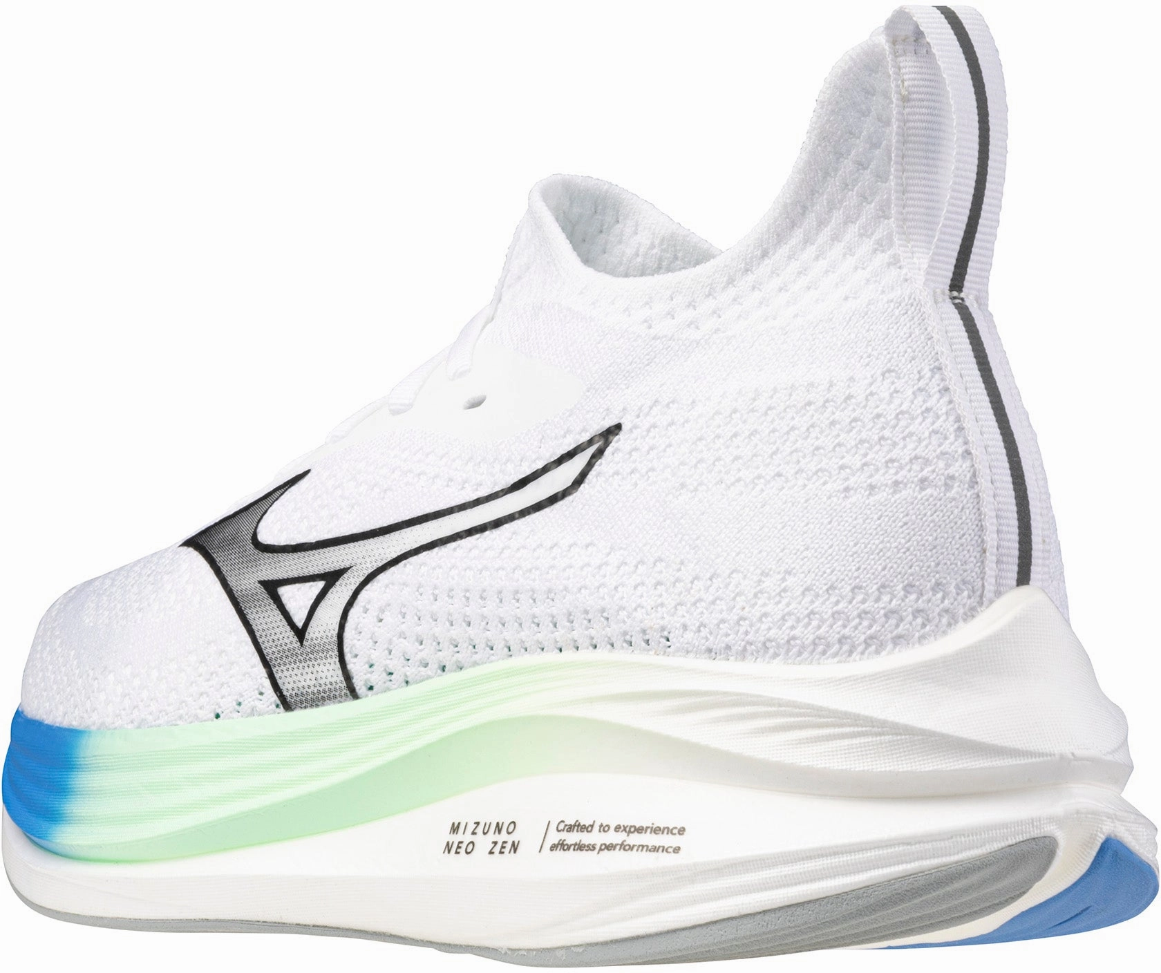 Mizuno Neo Zen Mens Running Shoes - White Stability Training Sneakers