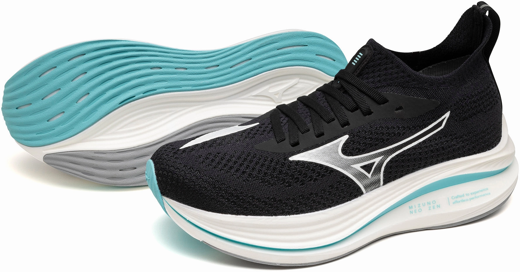 Mizuno Neo Zen Womens Running Shoes - Black Advanced Sport Runners