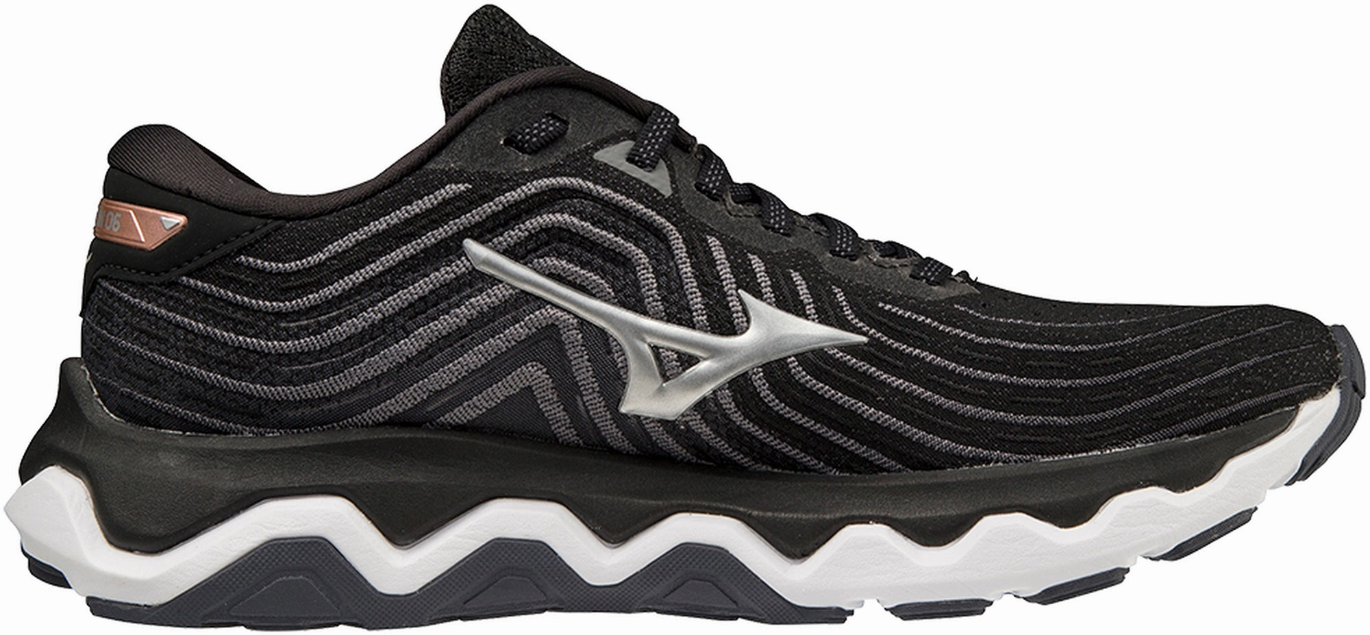 Mizuno Wave Horizon 6 Womens Running Shoes - Black Advanced Sport Runners