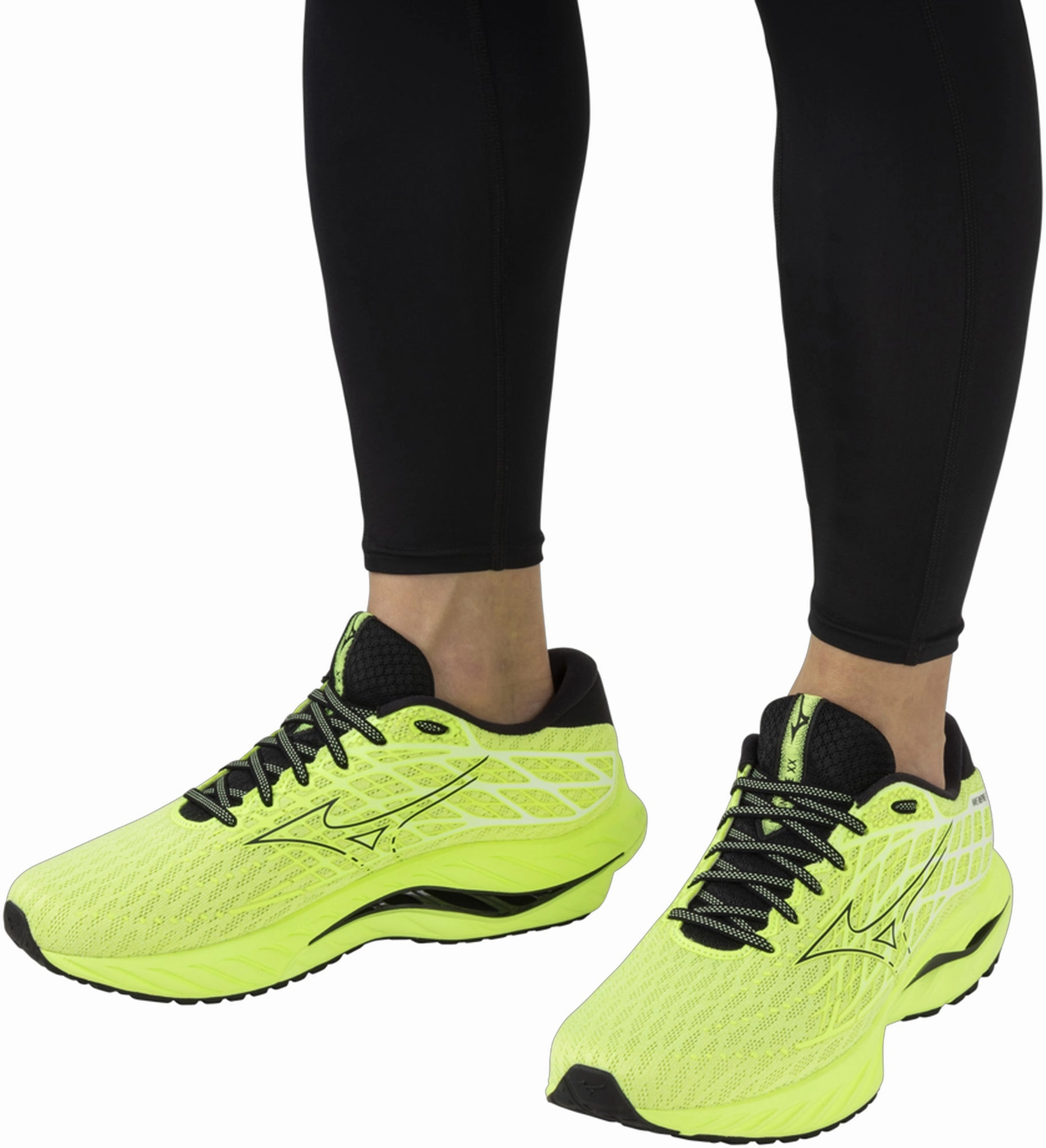 Mizuno Wave Inspire 20 Mens Running Shoes - Green Performance Sneakers
