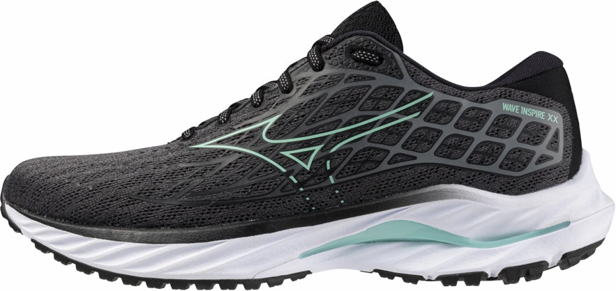 Mizuno Wave Inspire 20 Womens Running Shoes - Grey Mizuno footwear designs