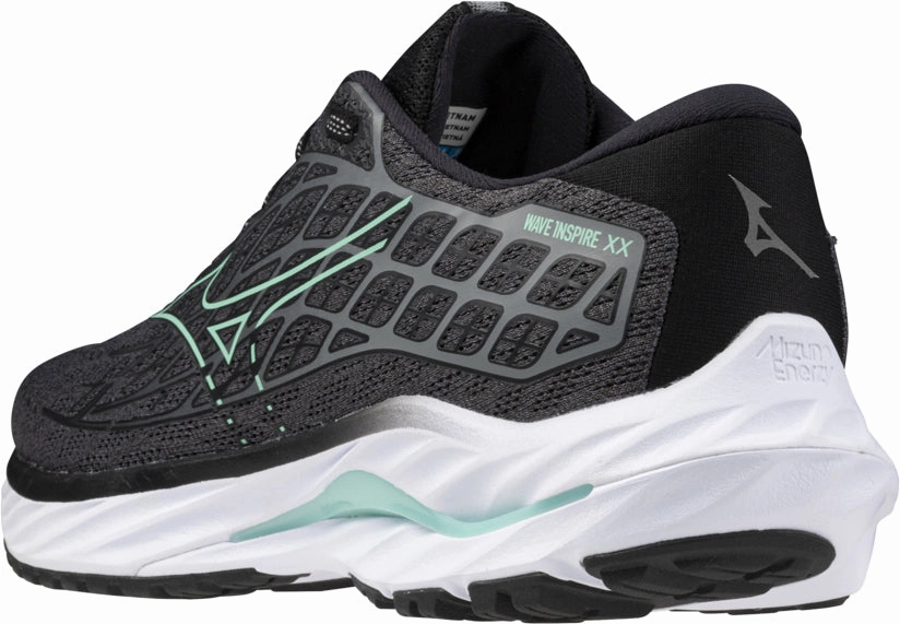 Mizuno Wave Inspire 20 Womens Running Shoes - Grey Advanced Sport Runners