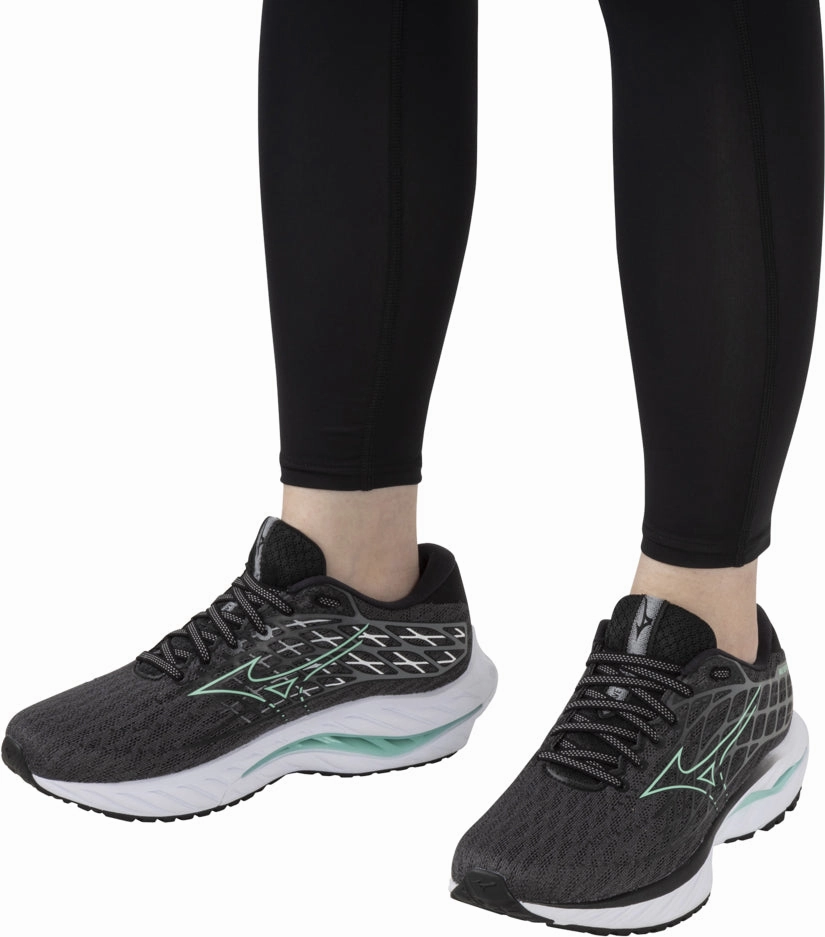 Mizuno Wave Inspire 20 Womens Running Shoes - Grey Advanced Sport Runners