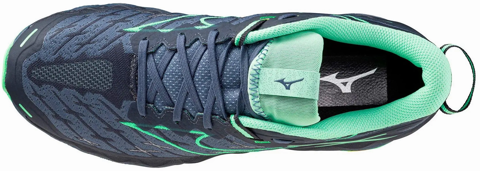 Mizuno Wave Mujin 10 Mens Trail Running Shoes - Blue Advanced Sport Runners
