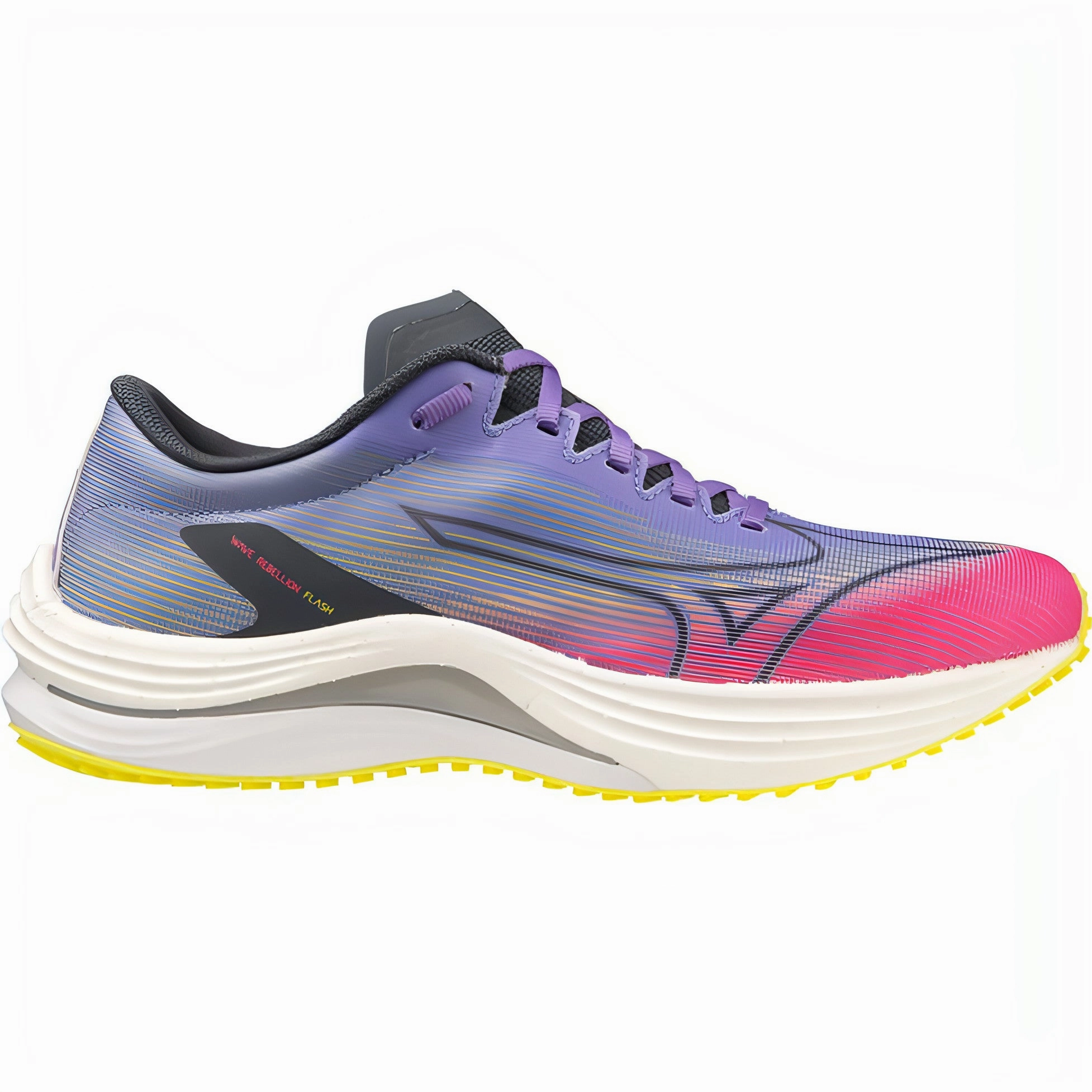 Mizuno Wave Rebellion Flash Womens Running Shoes - Pink Advanced Sport Runners