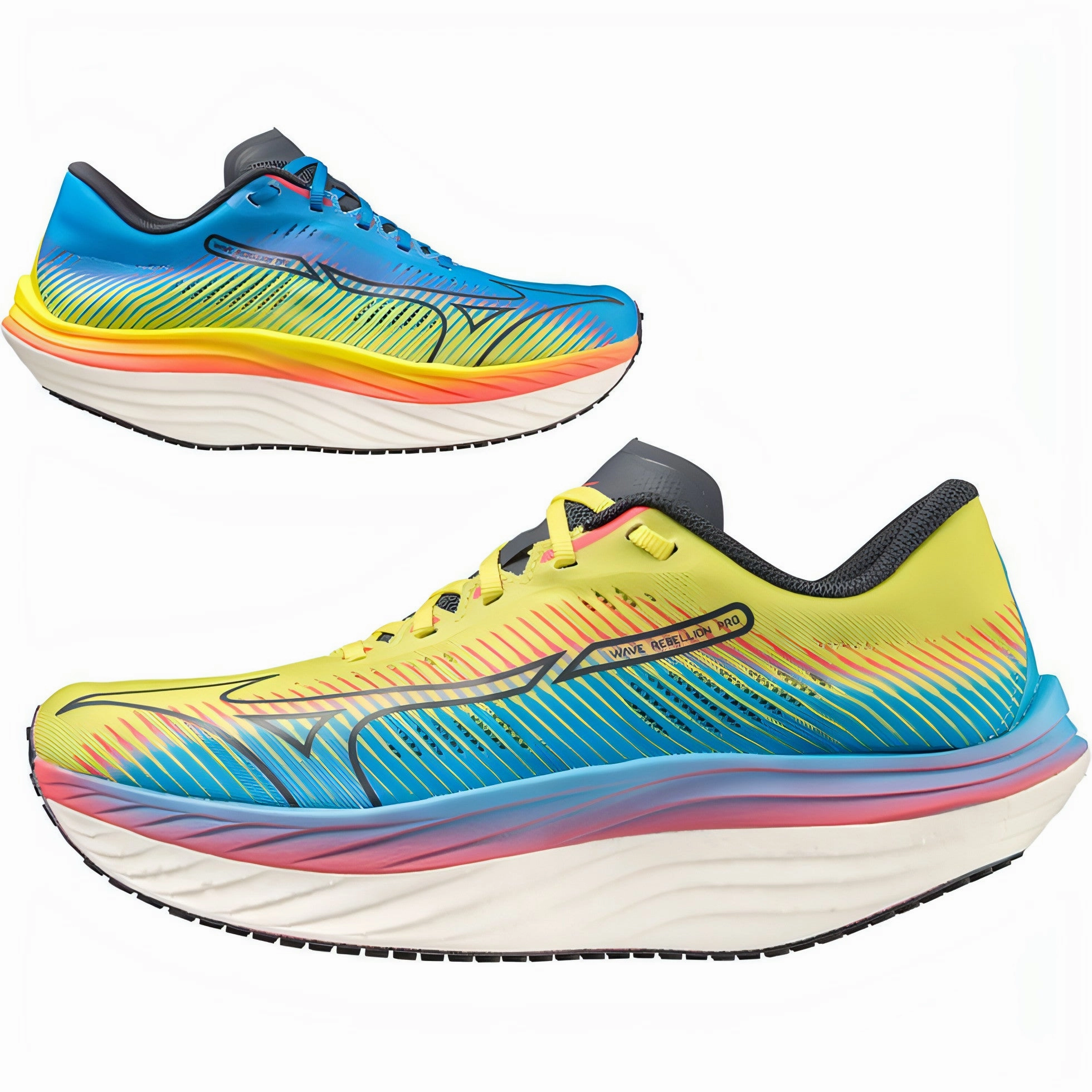 Mizuno Wave Rebellion Pro Mens Running Shoes - Yellow Advanced Sport Runners