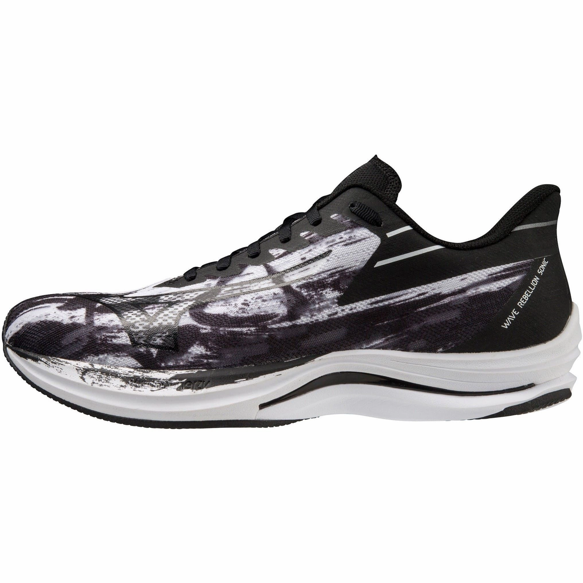 Mizuno Wave Rebellion Sonic Running Shoes - Black Mizuno footwear designs