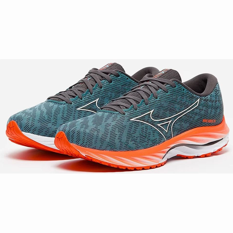 Mizuno Wave Rider 26 Mens Running Shoes - Blue Advanced Sport Runners