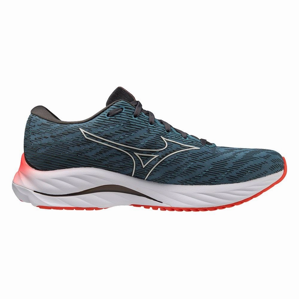 Mizuno Wave Rider 26 Mens Running Shoes - Blue Advanced Sport Runners