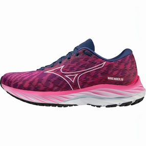 Mizuno Wave Rider 26 Womens Running Shoes - Pink Mizuno performance sneakers for training