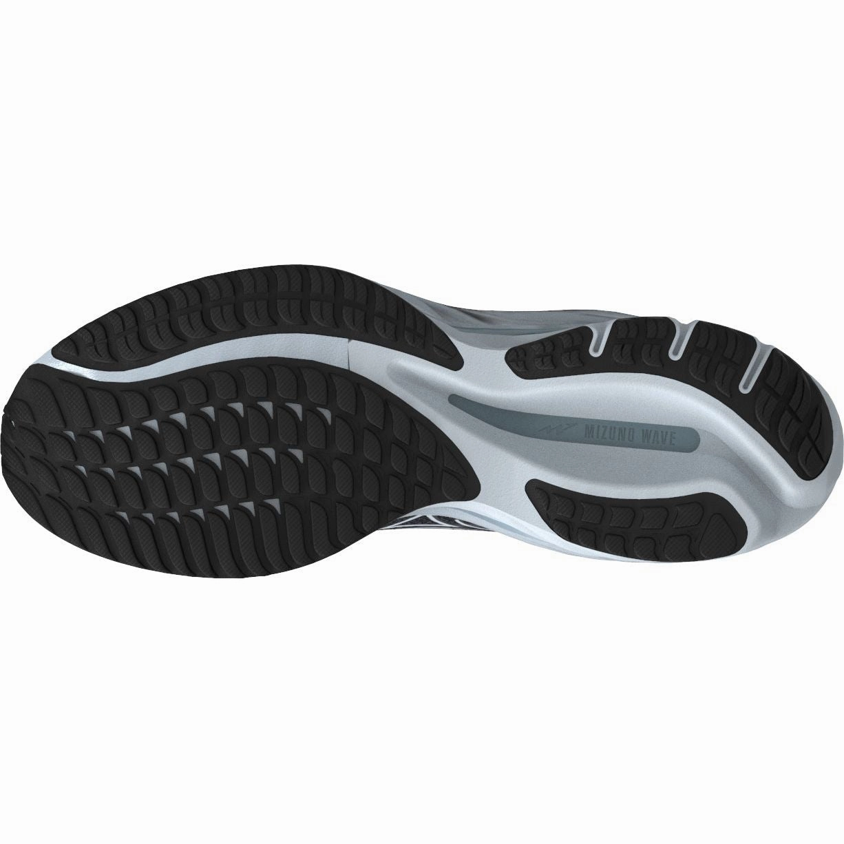 Mizuno Wave Rider 27 WIDE FIT (2E) Mens Running Shoes - Black Advanced Sport Runners