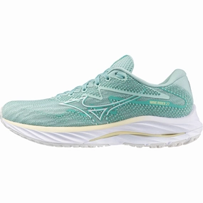 Mizuno Wave Rider 27 Womens Running Shoes - Green Mizuno footwear designs