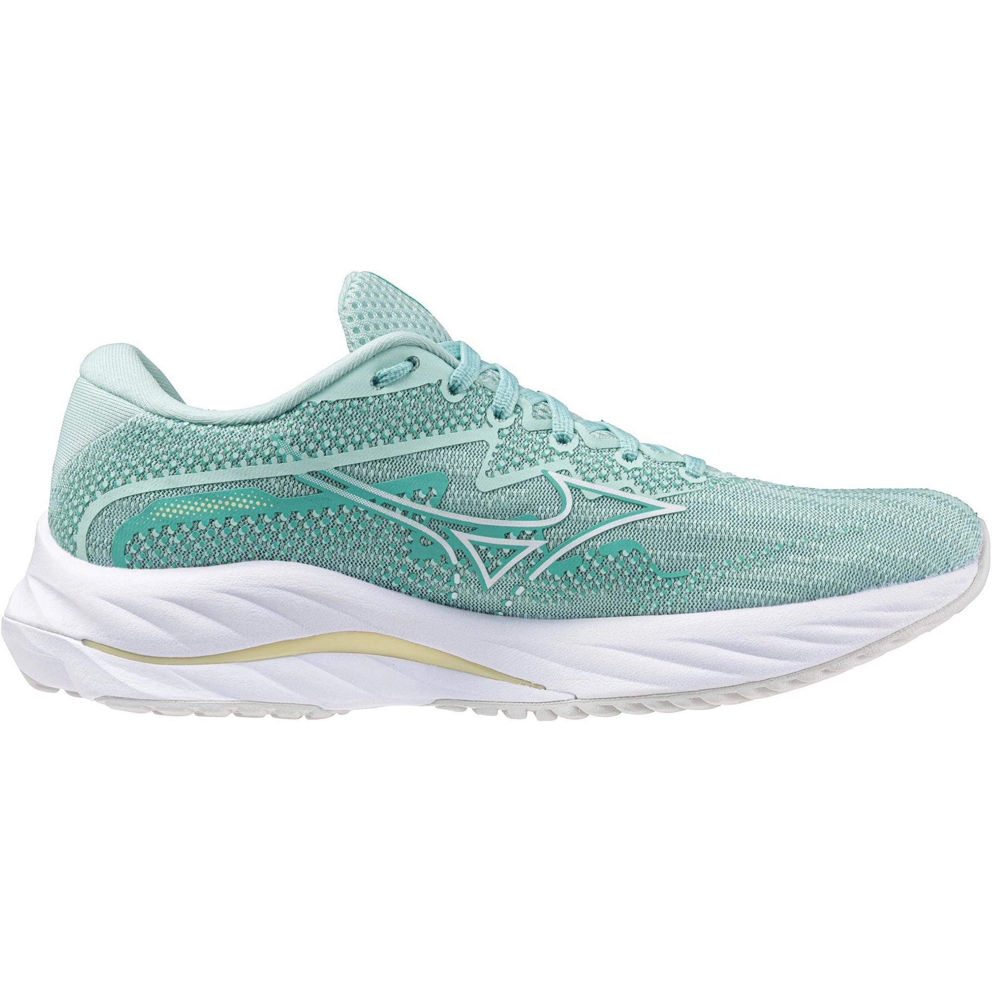Mizuno Wave Rider 27 Womens Running Shoes - Green Advanced Sport Runners