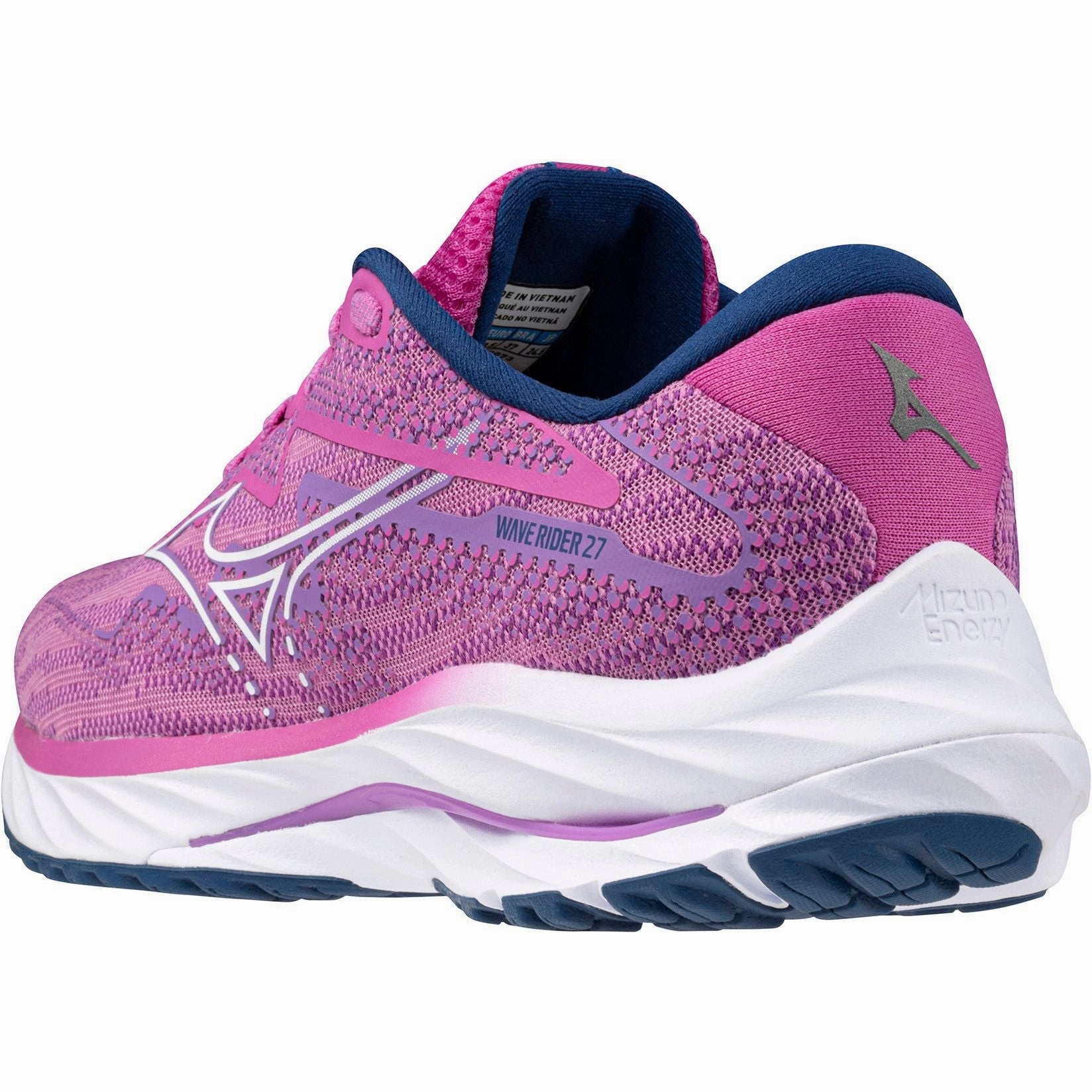 Mizuno Wave Rider 27 Womens Running Shoes - Pink Advanced Sport Runners
