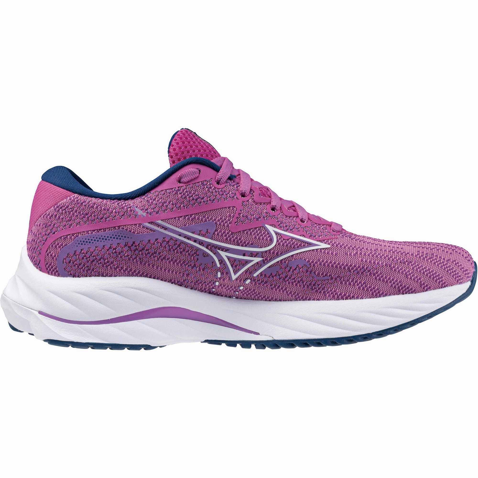 Mizuno Wave Rider 27 Womens Running Shoes - Pink Advanced Sport Runners