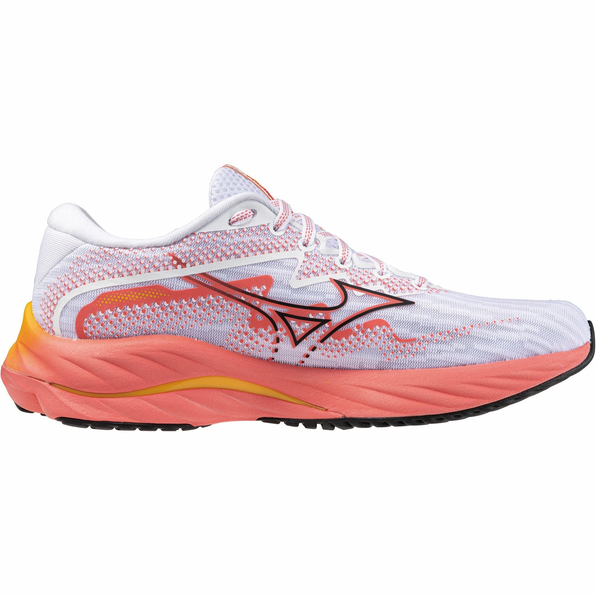 Mizuno Wave Rider 27 Womens Running Shoes - White Advanced Sport Runners