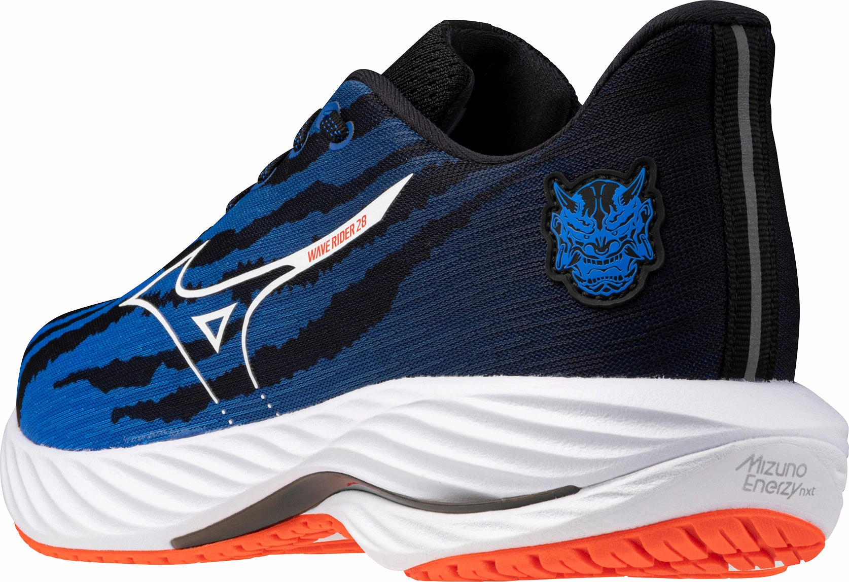 Mizuno Wave Rider 28 Mens Running Shoes - Blue Performance Sneakers