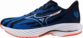 Mizuno Wave Rider 28 Mens Running Shoes - Blue Mizuno performance sneakers for training