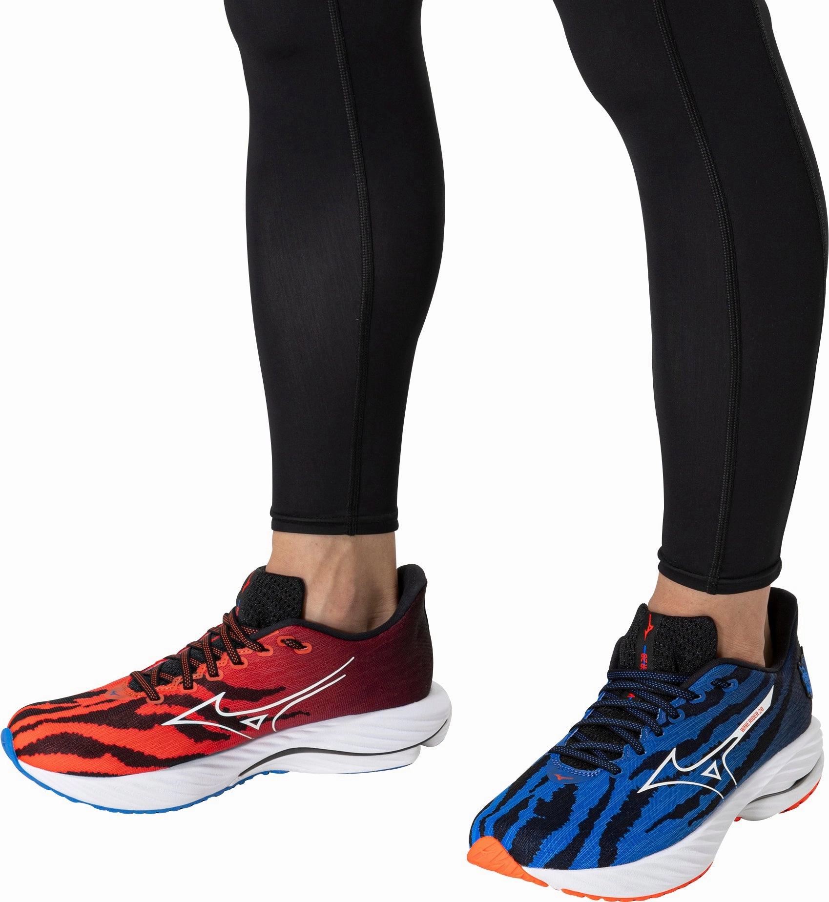 Mizuno Wave Rider 28 Mens Running Shoes - Blue Performance Sneakers