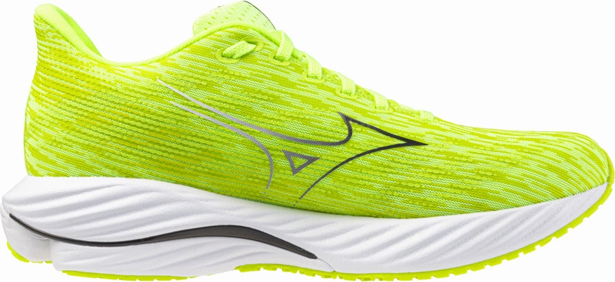 Mizuno Wave Rider 28 Mens Running Shoes - Green Performance Sneakers