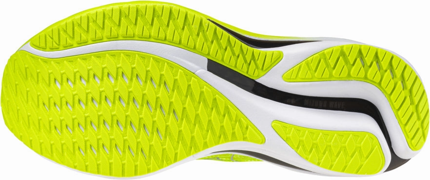 Mizuno Wave Rider 28 Mens Running Shoes - Green Performance Sneakers