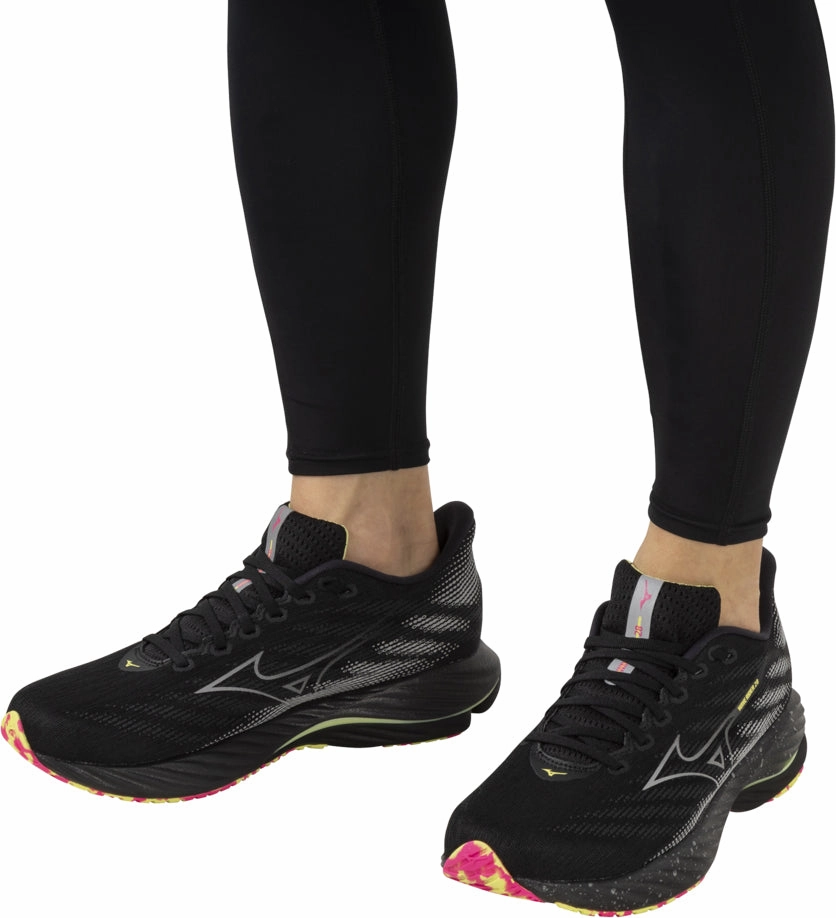 Mizuno Wave Rider 28 Running Shoes - Black Advanced Sport Runners