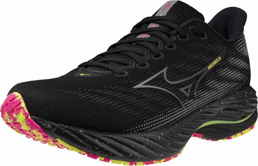 Mizuno Wave Rider 28 Running Shoes - Black Advanced Sport Runners