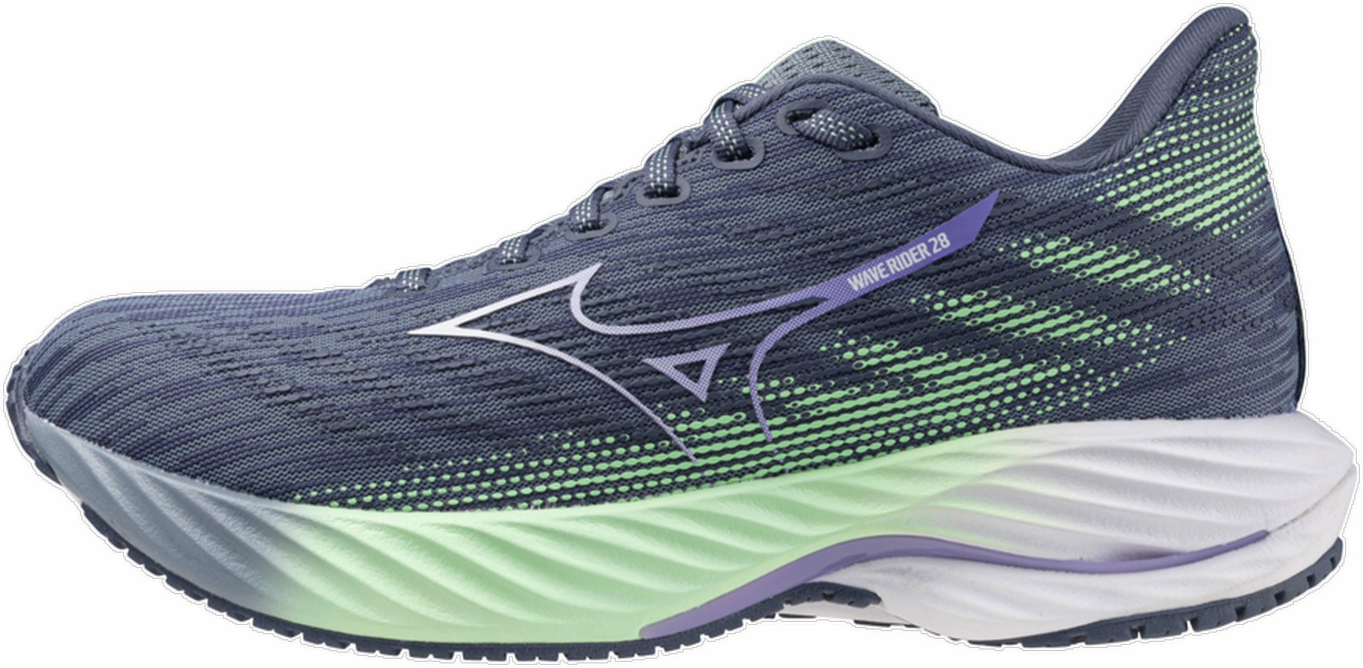 Mizuno Wave Rider 28 Womens Running Shoes - Blue Mizuno footwear designs