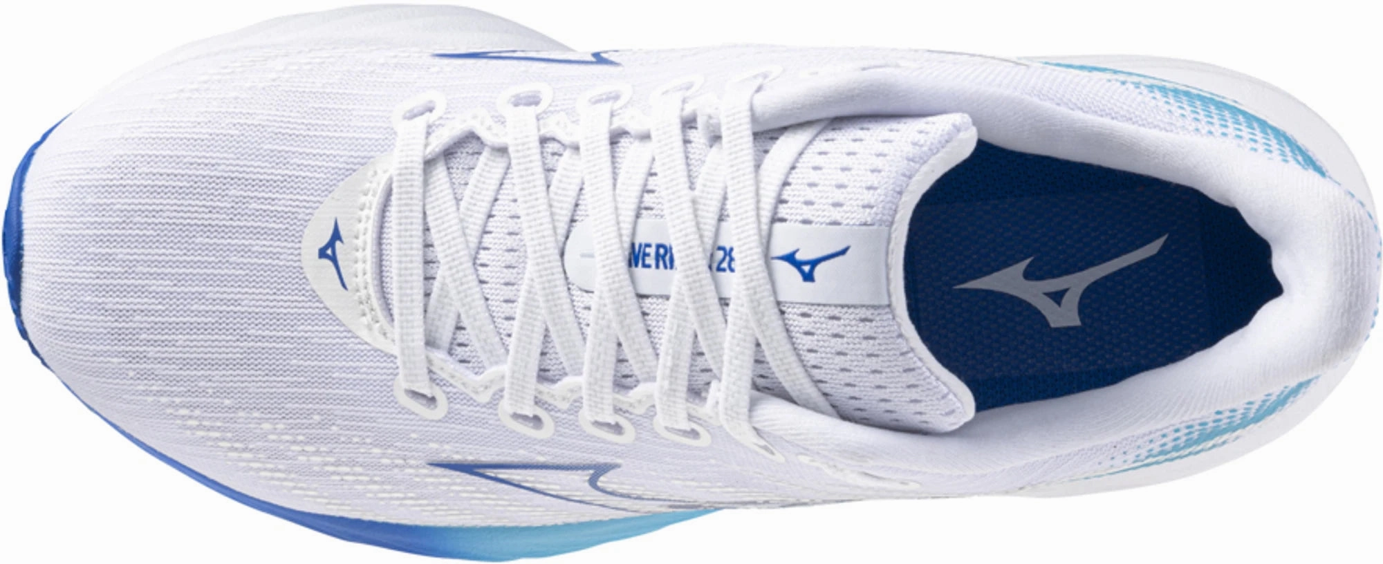 Mizuno Wave Rider 28 Womens Running Shoes - White Advanced Sport Runners