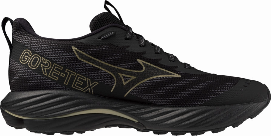 Mizuno Wave Rider GORE-TEX 2 Mens Trail Running Shoes - Black Advanced Sport Runners