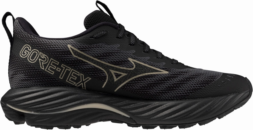 Mizuno Wave Rider GORE-TEX 2 Womens Trail Running Shoes - Black Advanced Sport Runners