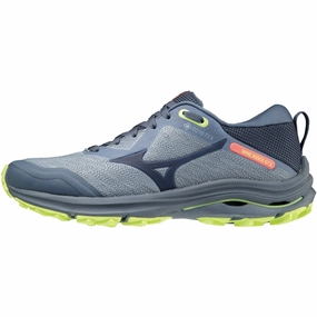 Mizuno Wave Rider GORE-TEX Womens Running Shoes - Blue Mizuno footwear designs