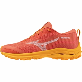 Mizuno Wave Rider GORE-TEX Womens Running Shoes - Orange Mizuno footwear designs