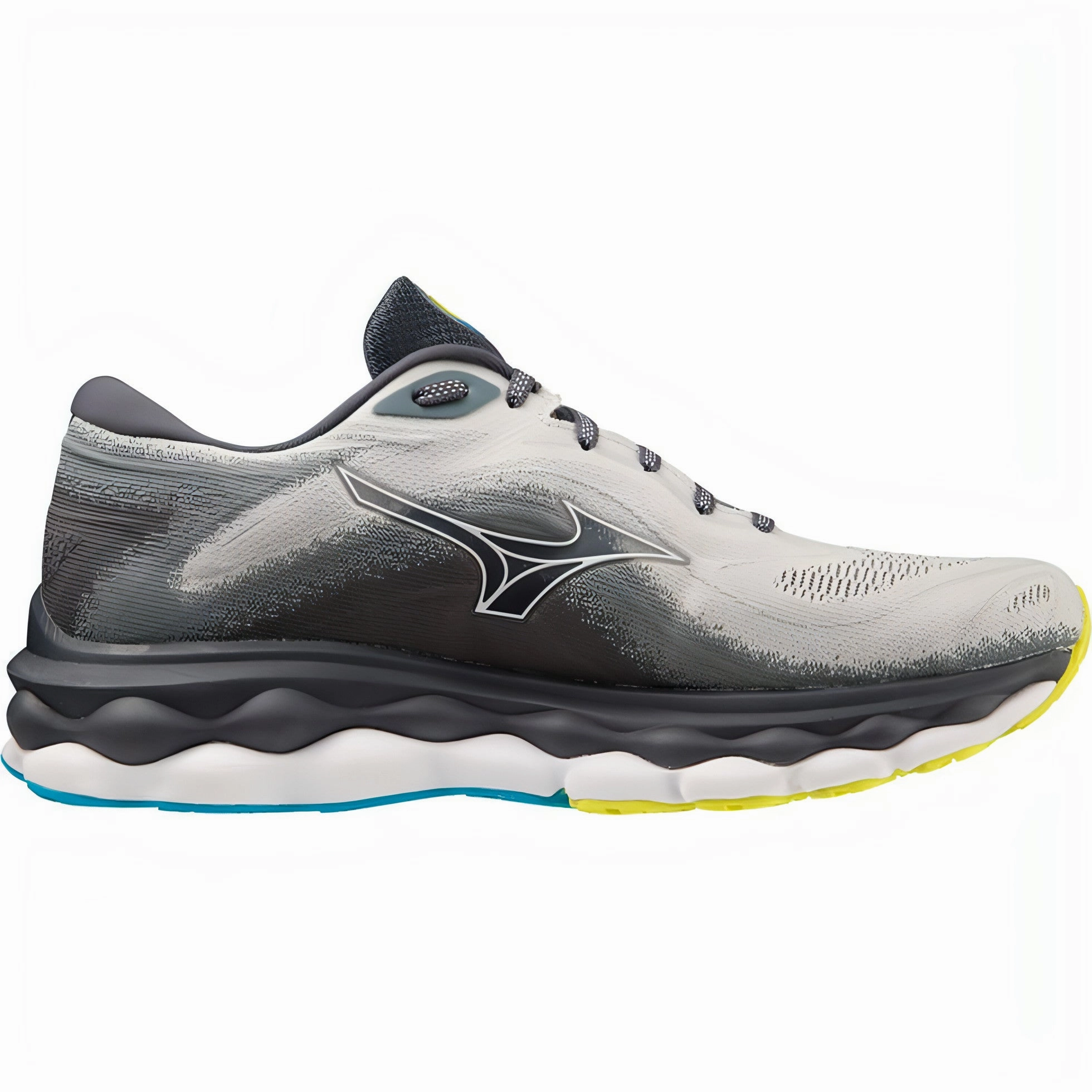Mizuno Wave Sky 7 Mens Running Shoes - Grey Advanced Sport Runners