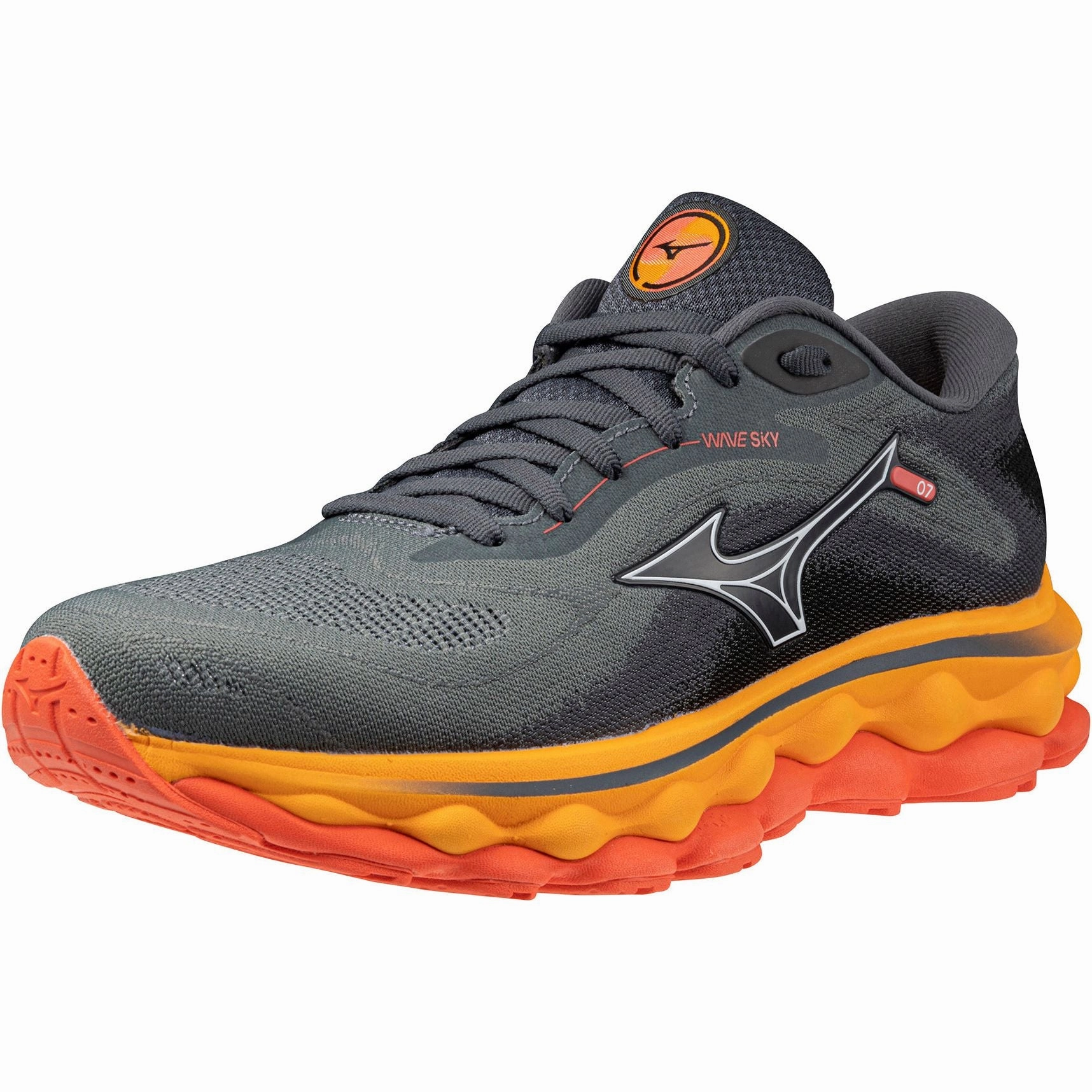 Mizuno Wave Sky 7 Womens Running Shoes - Grey Advanced Sport Runners