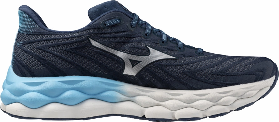 Mizuno Wave Sky 8 Mens Running Shoes - Blue Advanced Sport Runners