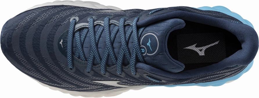 Mizuno Wave Sky 8 Mens Running Shoes - Blue Advanced Sport Runners