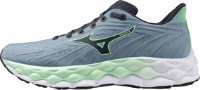 Mizuno Wave Sky 8 Mens Running Shoes - Blue Mizuno performance sneakers for training