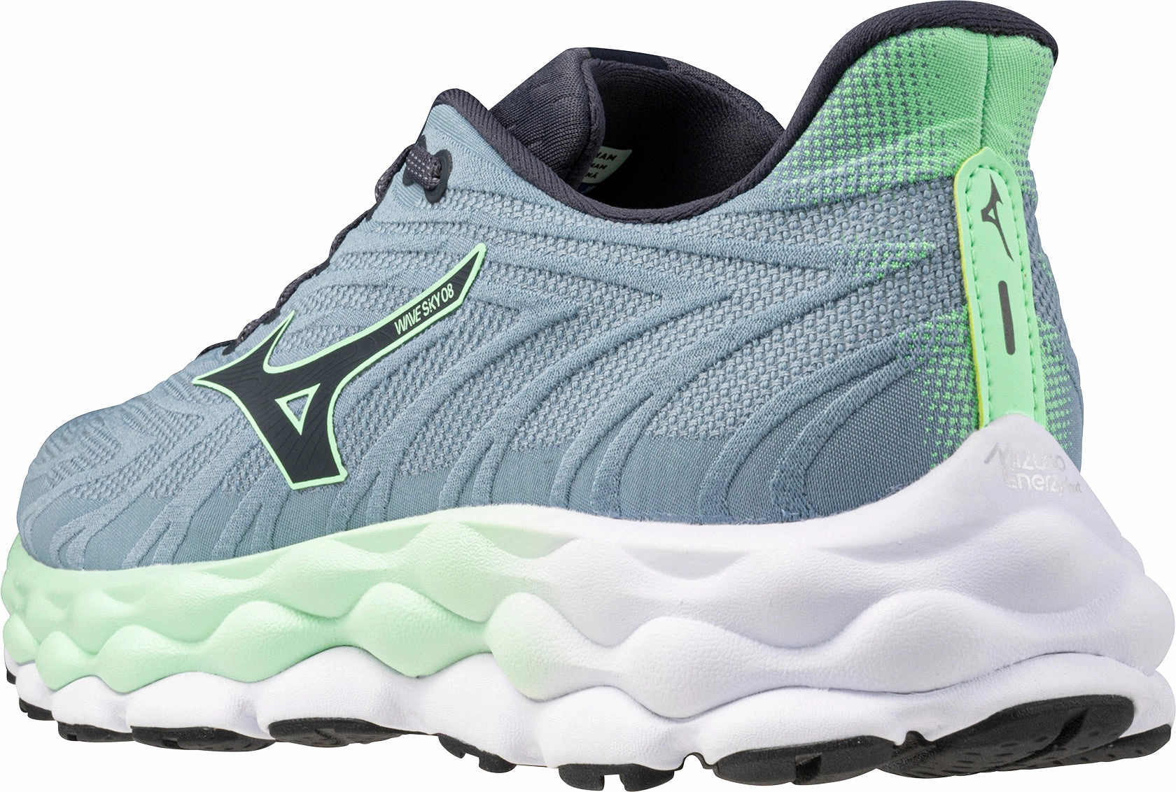 Mizuno Wave Sky 8 Mens Running Shoes - Blue Performance Sneakers