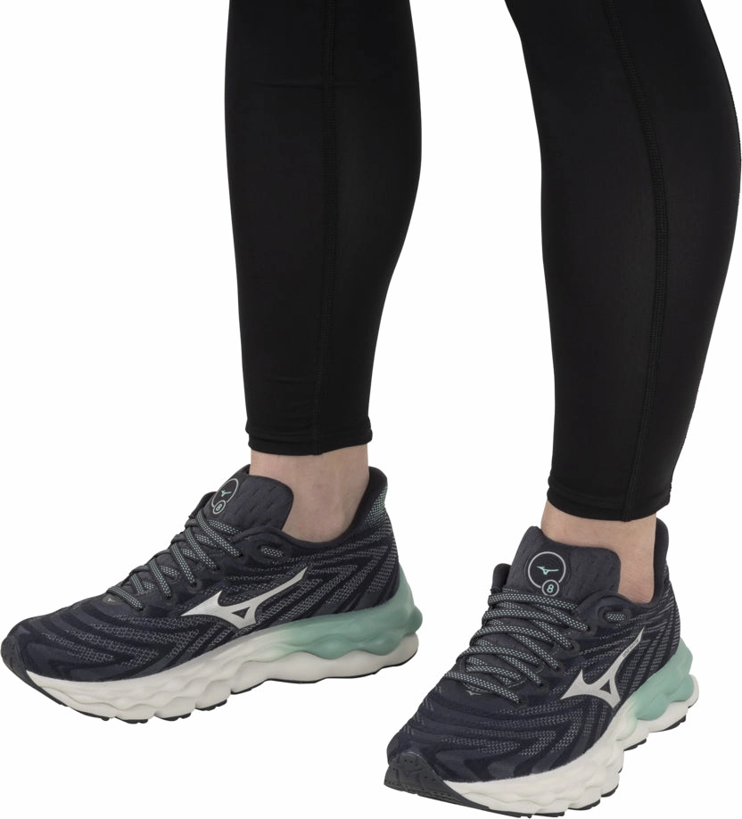 Mizuno Wave Sky 8 Womens Running Shoes - Grey Advanced Sport Runners