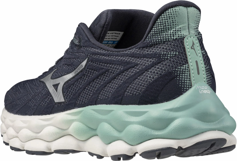 Mizuno Wave Sky 8 Womens Running Shoes - Grey Advanced Sport Runners