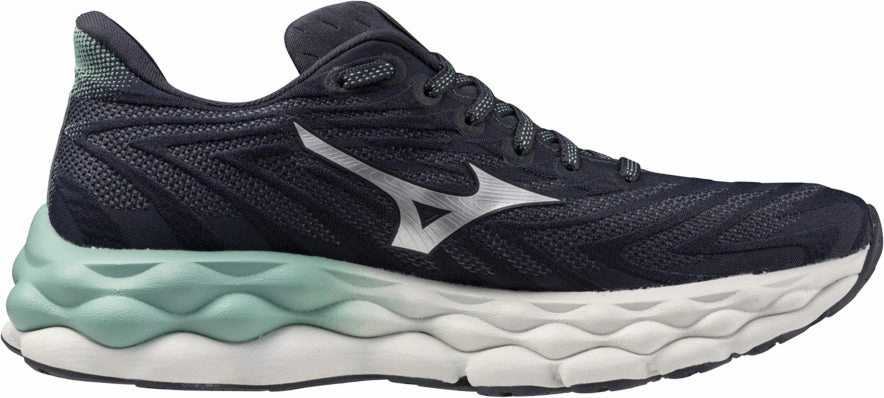Mizuno Wave Sky 8 Womens Running Shoes - Grey Advanced Sport Runners