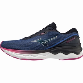 Mizuno Wave Skyrise 3 Womens Running Shoes - Navy Mizuno footwear designs