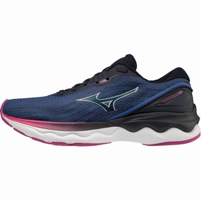 Mizuno Wave Skyrise 3 Womens Running Shoes - Navy Mizuno performance sneakers for training